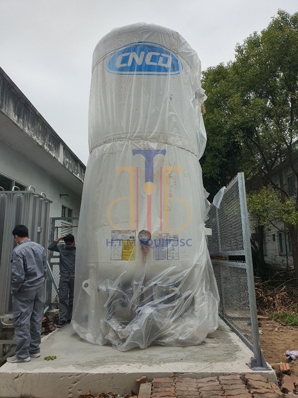 Lắp đặt bồn chứa khí hoá lỏng 5m3 1